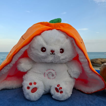 Breathing Bunny Plush (carrot and strawberry)