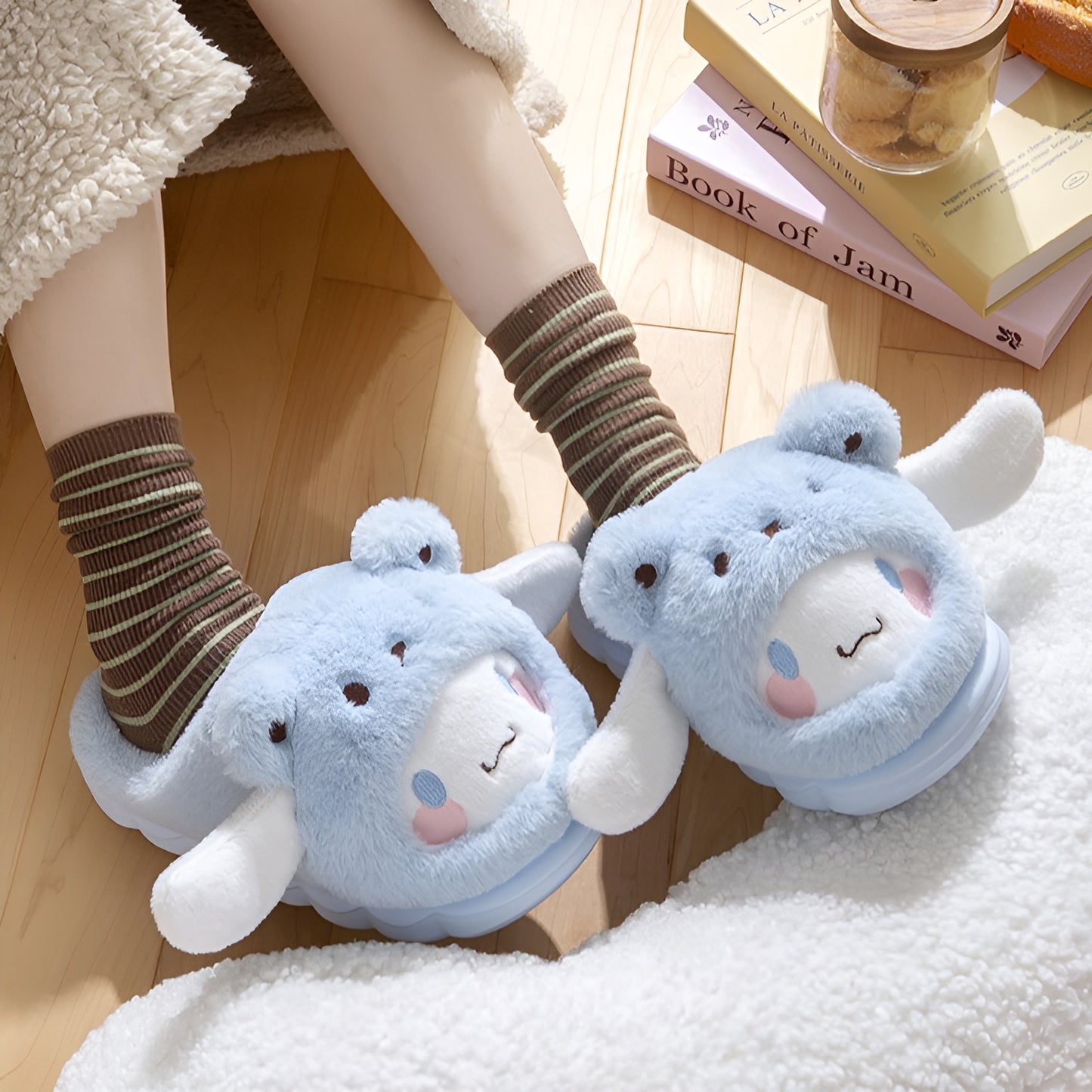 Kawaii Blue Cinnamoroll Slippers