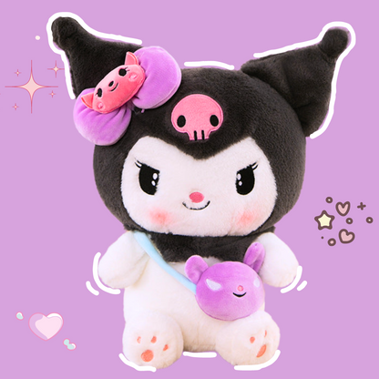 Kuromi With Purse Plush Toy (4 sizes)