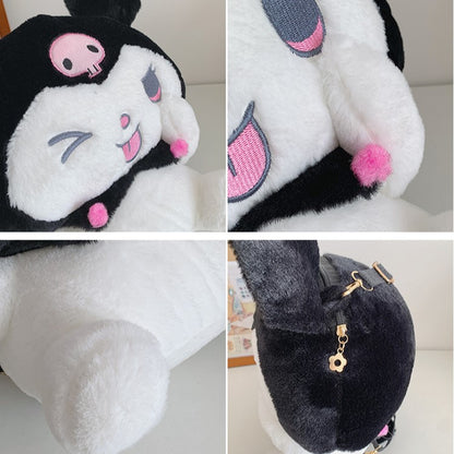 Funky Kuromi Plush Backpack