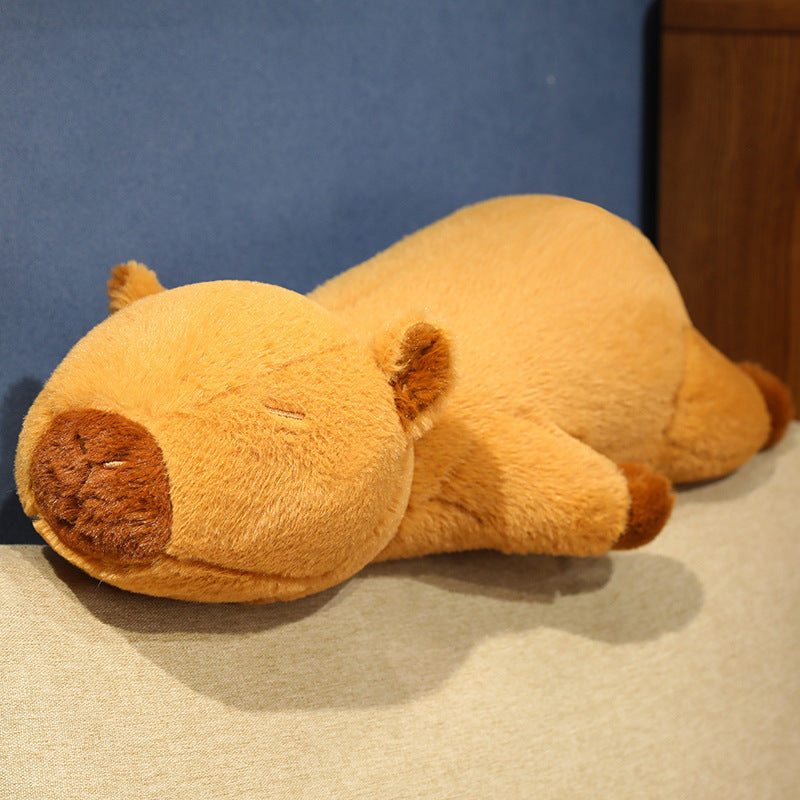 Laying Flat Capybara Plush Toy