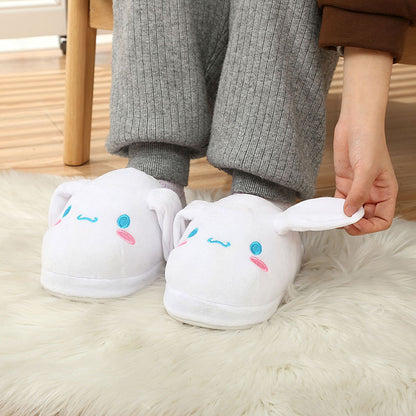 Cinnamoroll Plush Slippers with Moving Ears