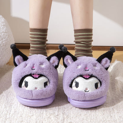 Kawaii Purple Kuromi Slippers