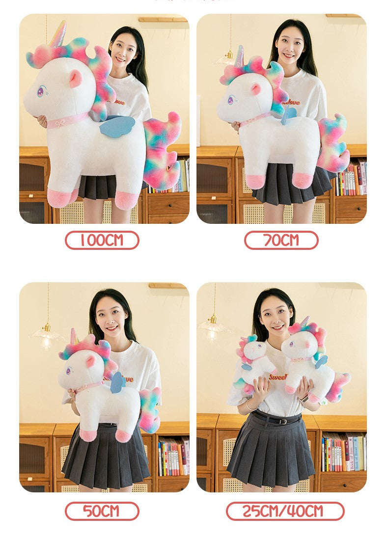 Angel Pink Unicorn Plush Toy