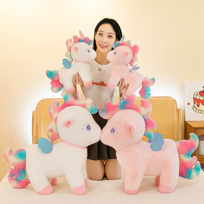 Angel Pink Unicorn Plush Toy