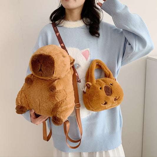 Capybara Backpack and Crossbody Bag