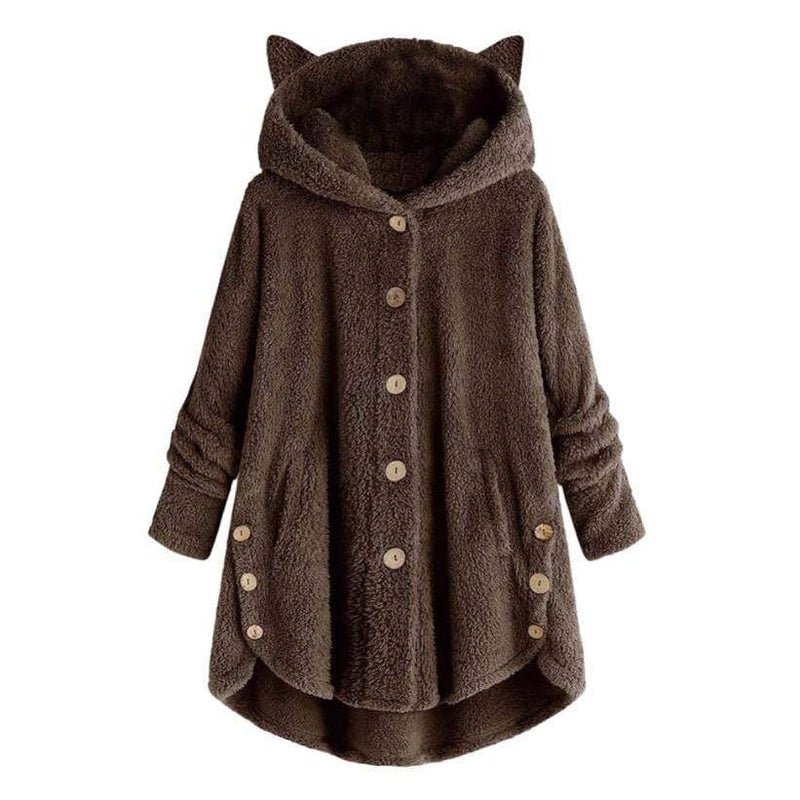 Cat jacket with ears best sale