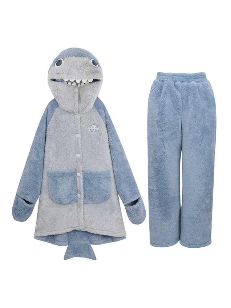 Cozy Shark Pajama Set