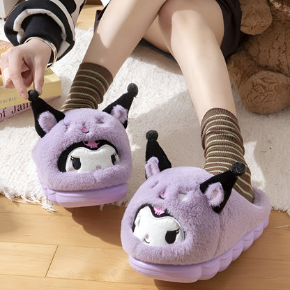 Kawaii Purple Kuromi Slippers