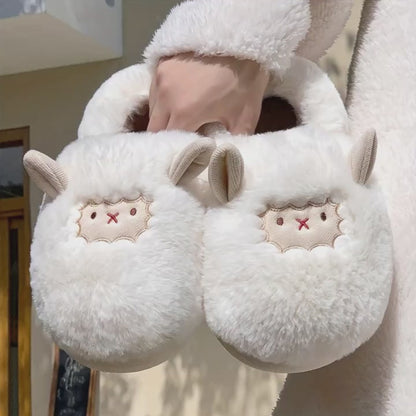 Fluffy Sheep Slippers