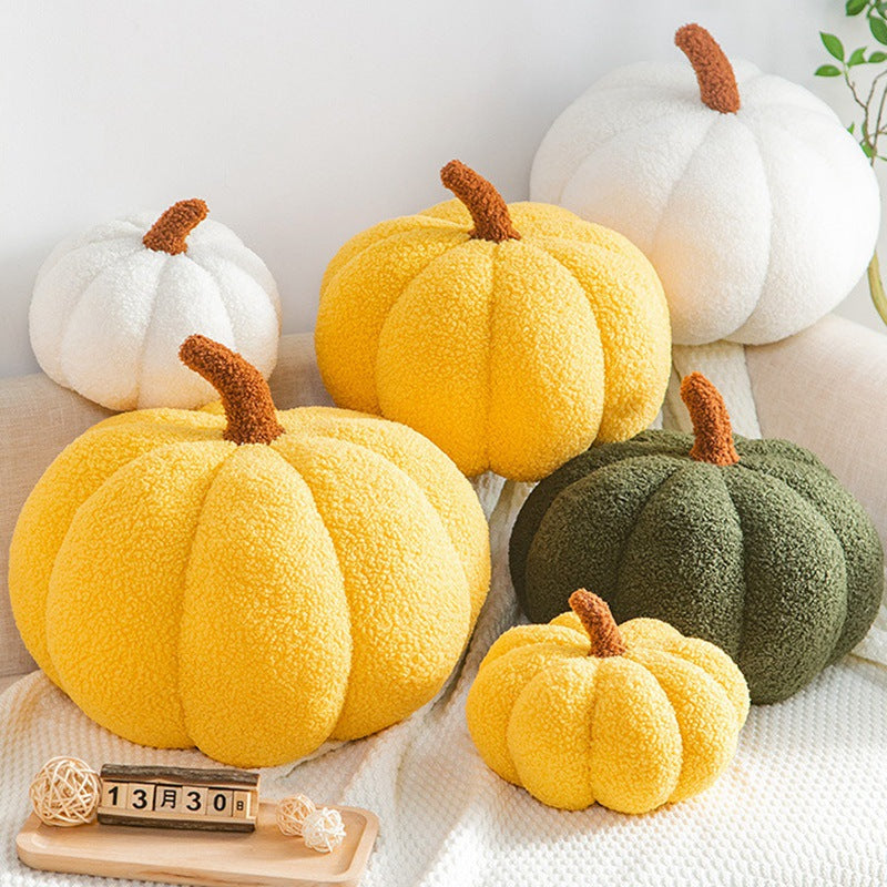 Soft Pumpkin Plush Cushion