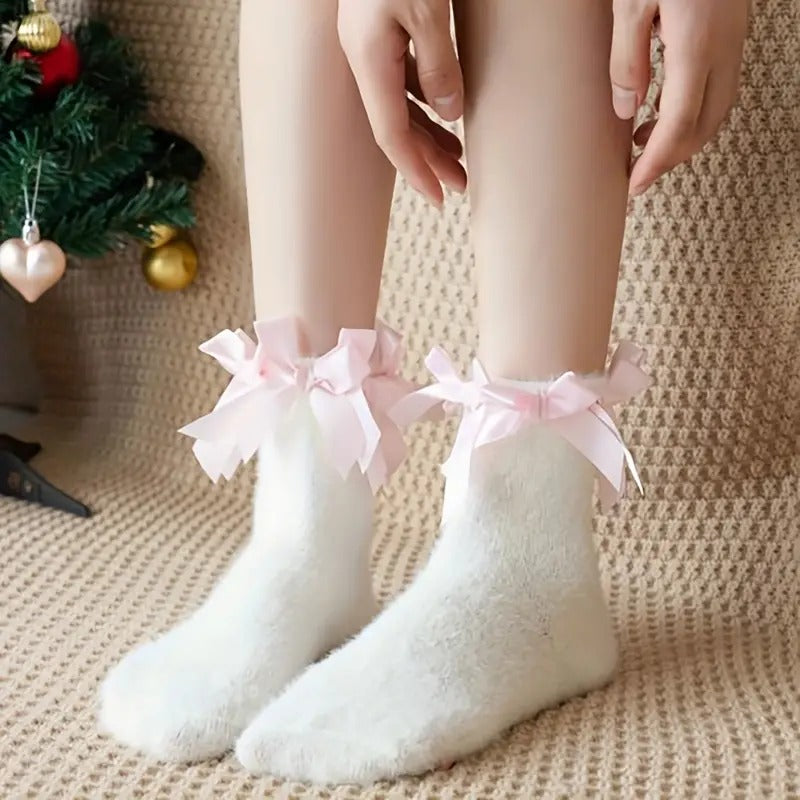 Fuzzy Cat Paw Socks