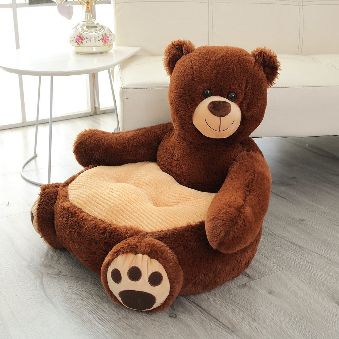 Plush childs chair online