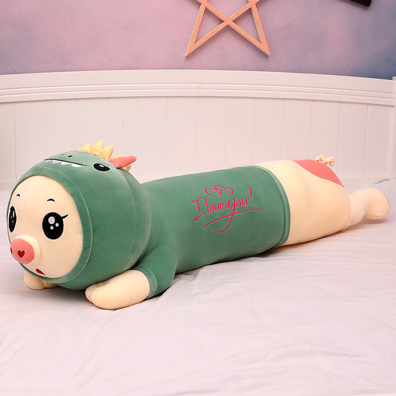 Undercover Pig Long Plush Toy