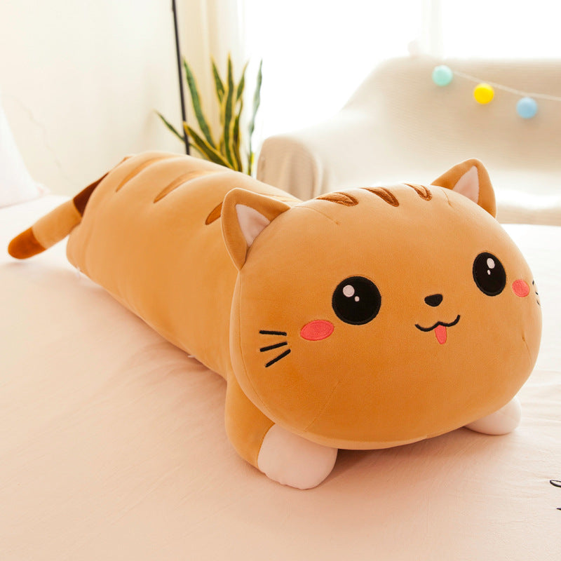 Big cat plush toy best sale