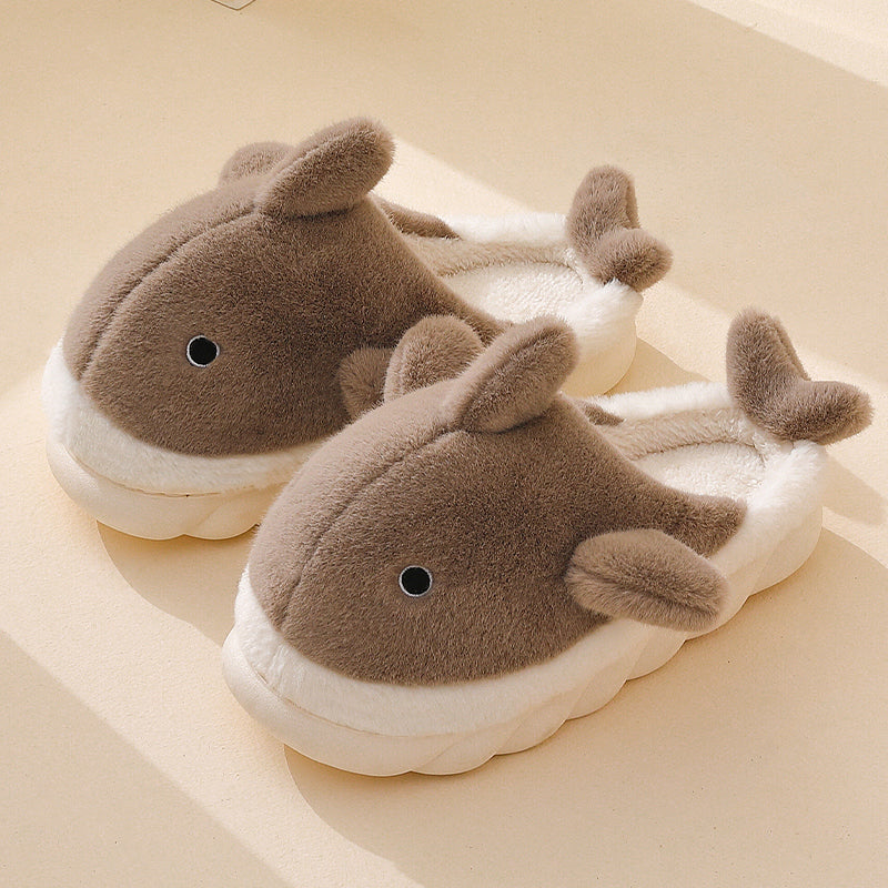 Cute Shark Plush Slippers Big Squishies