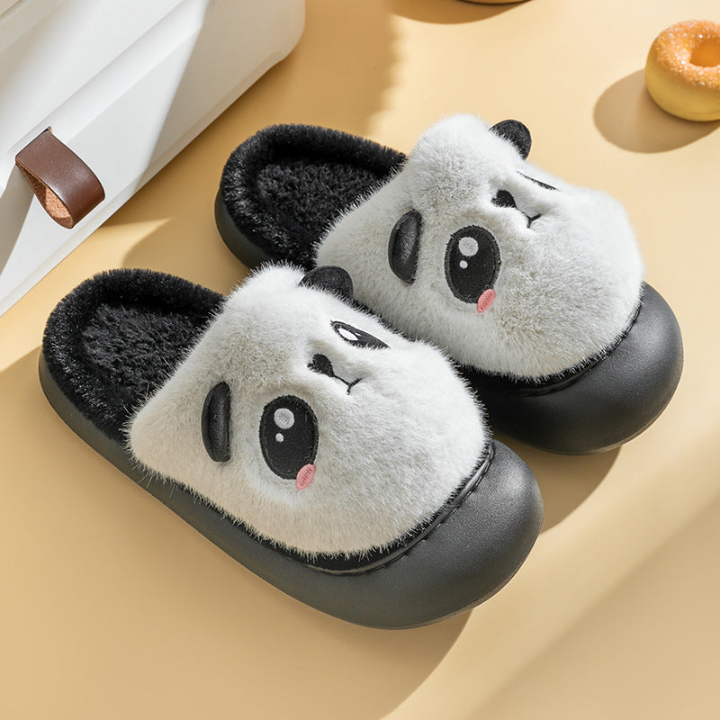 Cute panda sale slippers