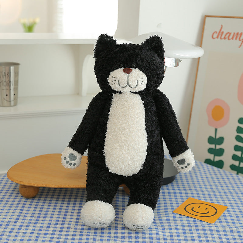 Cute cat plush outlet toy