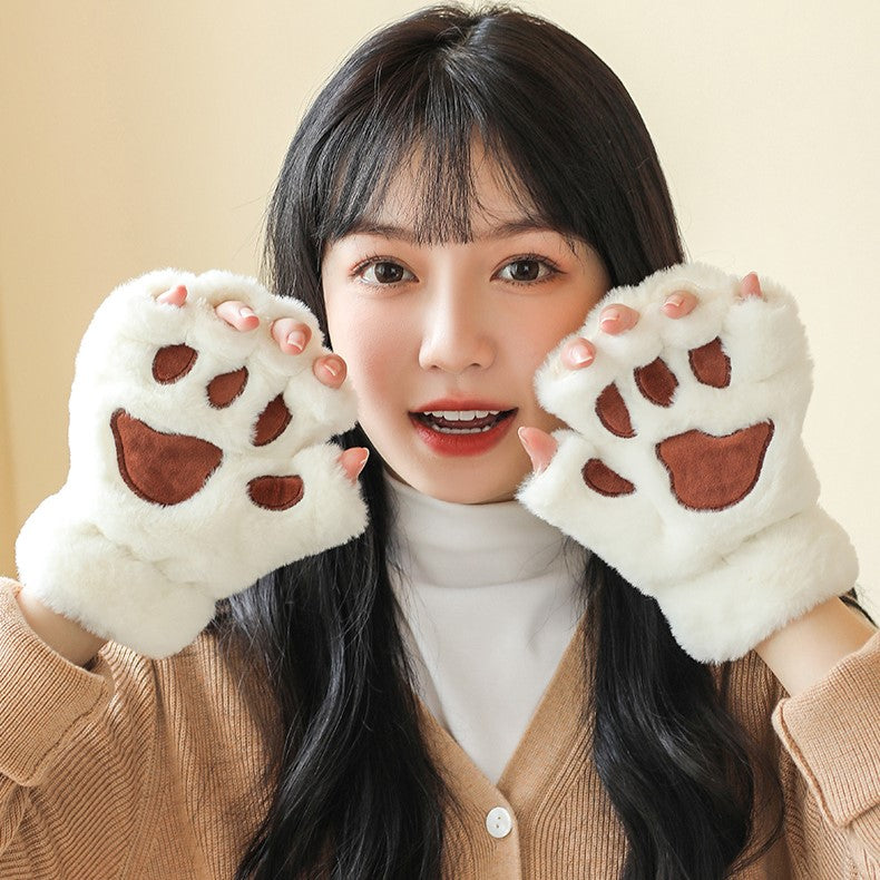 Fingerless on sale paw gloves